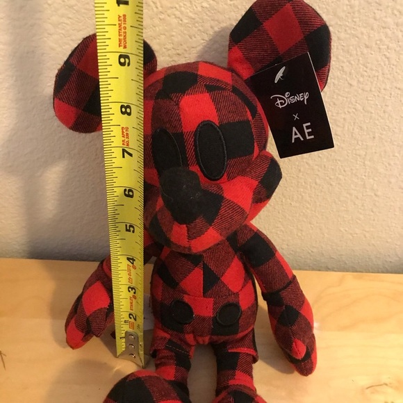 NWT‎ Mickey plaid plush AE - Picture 2 of 2